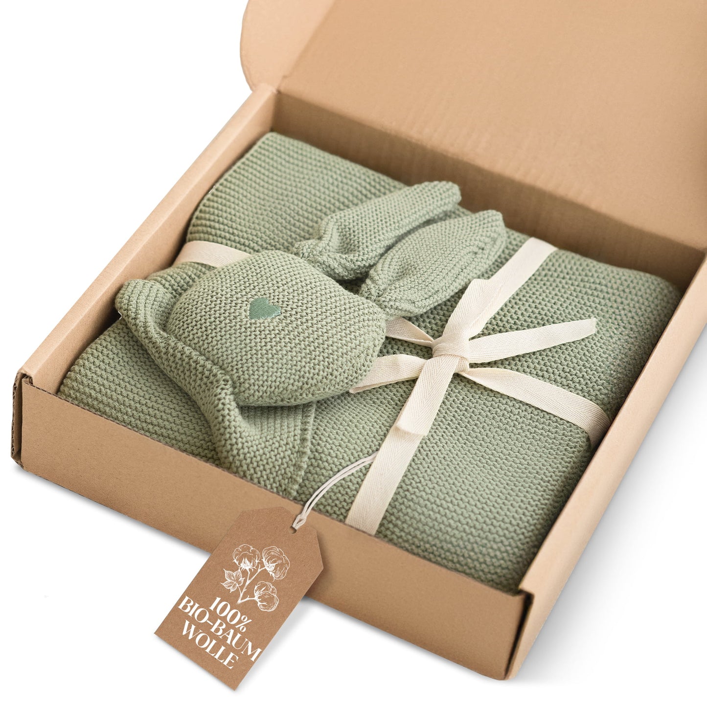 Baby Strickdecke | Hase