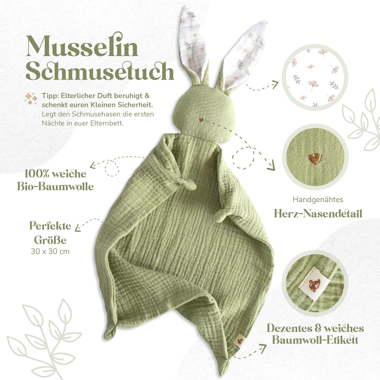 Schnuffeltuch Hase